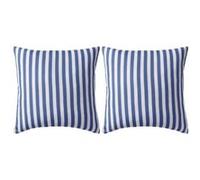 vidaXL Oreillers d'extérieur - Bleu