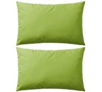 vidaXL Lot de 2 Oreillers d'Extérieur, Cousins de Balcon, Oreillers de Sièges, Décoration de Patio Jardinage Jardin Terrasse, Vert Pomme
