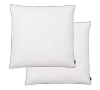 Vidaxl Oreiller 2 Pcs Remplissage De Duvet Lã©Ger 80 X 80 Cm Blanc