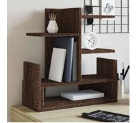 VIDAXL Organisateur de bureau chêne marron 49 x 20 x 52,5 cm - rangement multifonction