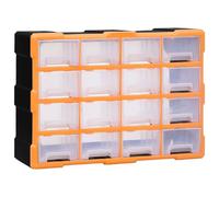 vidaXL Organisateur multi-tiroirs 16 tiroirs