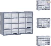 vidaXL Organisateur multi-tiroirs 16 tiroirs 52x16x37 cm - Caisses à outils