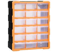 vidaXL Organisateur Multi-Tiroirs 38x16x47 cm