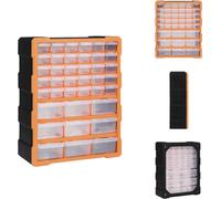vidaXL Organisateur multi-tiroirs avec 39 tiroirs 38x16x47 cm - Caisses à outils