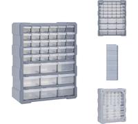 vidaXL Organisateur multi-tiroirs avec 39 tiroirs 38x16x47 cm - Caisses à outils