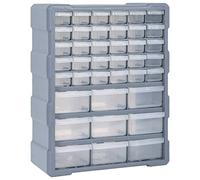 vidaXL Organisateur multi-tiroirs Boîte à coudre 39 tiroirs 38x16x47 cm