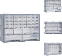 vidaXL Organisateur multi-tiroirs avec 40 tiroirs 52x16x37,5 cm - Caisses à outils