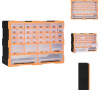 vidaXL Organisateur multi-tiroirs avec 40 tiroirs 52x16x37,5 cm - Caisses à outils