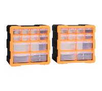 vidaXL Organisateurs 2 pcs 147581