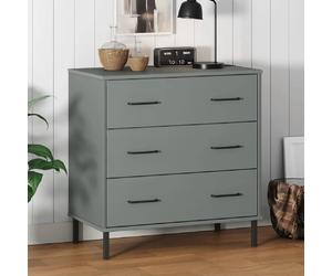 vidaXL OSLO - Gris/Bleu Grisé