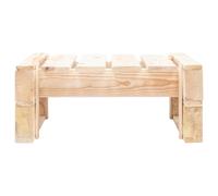 vidaXL Ottomane d'extérieur palettes bois