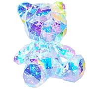 vidaXL Ours LED prismatique Iridescent Multicolore 32 x 28 x 38 cm