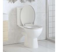 vidaXL Ovale Blanc