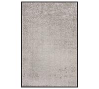 vidaXL Paillasson Tapis de Sol Tapis de Couloir Décoratif Tapis de Porte d'Entrée Bienvenue Antidérapant Maison Intérieur Gris 80x120 cm
