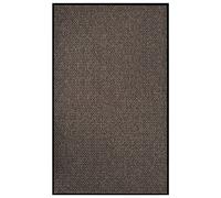 vidaXL Paillasson Tapis de porte décoratif antidérapant Beige 90x150 cm