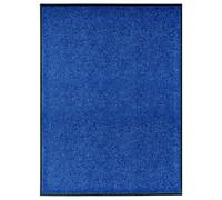 VIDAXL Paillasson lavable Bleu