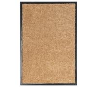 VidaXL Paillasson Lavable - Crème 40x60 cm