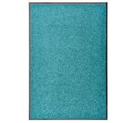 vidaXL Paillasson lavable Cyan 60x90 cm