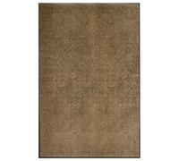 Vidaxl Paillasson Lavable Marron 120x180 Cm