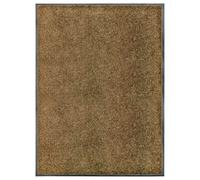 VidaXL Paillasson Lavable Marron