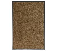 Vidaxl Paillasson Lavable Marron 40x60 Cm