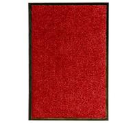 Vidaxl Paillasson Lavable Rouge 40x60 Cm