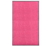 Vidaxl Paillasson Lavable Rose 90x150 Cm