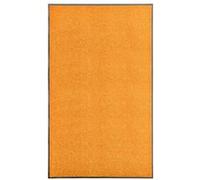 vidaXL - Paillasson lavable antidérapant orange 90x150 cm