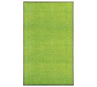 Vidaxl Paillasson Lavable Vert 90x150 Cm