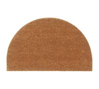 vidaXL Paillasson naturel demi-rond 50x80cm
