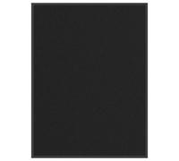 Vidaxl Paillasson Noir 90x120 Cm