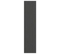 vidaXL Paillasson - Noir/Gris