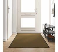 vidaXL Paillasson Polyamide Marron Noir