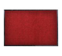 Vidaxl Paillasson Pvc Rouge 120 X 180 Cm