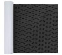 vidaXL Paillasson rayé, gris foncé et noir, 190 x 70 cm, en EVA