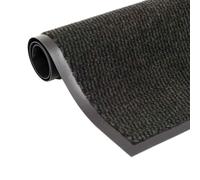 vidaXL Paillasson rectangulaire antidérapant 120 x 180 cm Noir