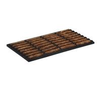 Vidaxl Paillasson Rectangulaire 45x75 Cm Caoutchouc Et Fibre De Coco