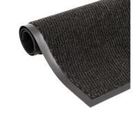 vidaXL Paillasson rectangulaire 60 x 90 cm Noir