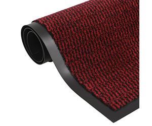 vidaXL Paillasson touffeté 60x180 cm Rouge