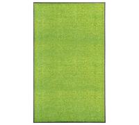 Vidaxl Paillasson Lavable Vert 90x150 Cm