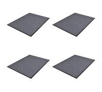 VidaXL Paillassons PVC Gris 90x60 cm