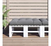 vidaXL Palette Gris 120 x 80 x 12 cm