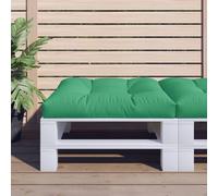 Vidaxl Coussin De Palette Vert 70x70x12 Cm Tissu