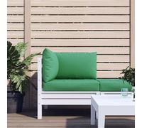 vidaXL Coussins de palette vert (lot de 3)
