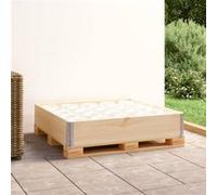 vidaXL Palletopzetrand 100x100 cm massief grenenhout310056 G