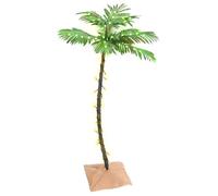 vidaXL Palmier à LED 72 LED Blanc chaud - 120 cm