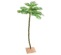 vidaXL Palmier à LED 96 LED Blanc Chaud 180 cm