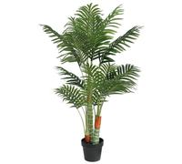 vidaXL Palmier artificiel avec 3 troncs vert 120 cm PP