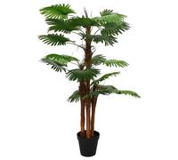 vidaXL Palmier artificiel vert 60 x 25 x 170 cm Tissu et bambou