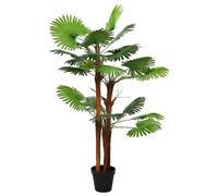 vidaXL Palmier artificiel vert 75 x 25 x 180 cm Tissu et bambou